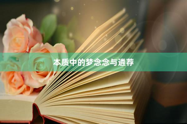 本质中的梦念念与遴荐